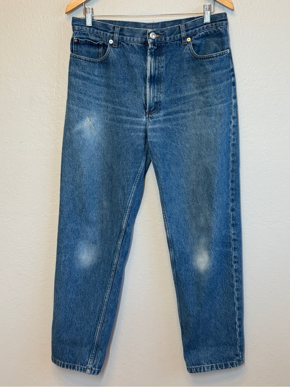 A.P.C. Blue Relaxed Straight Denim Jeans 30” waist
